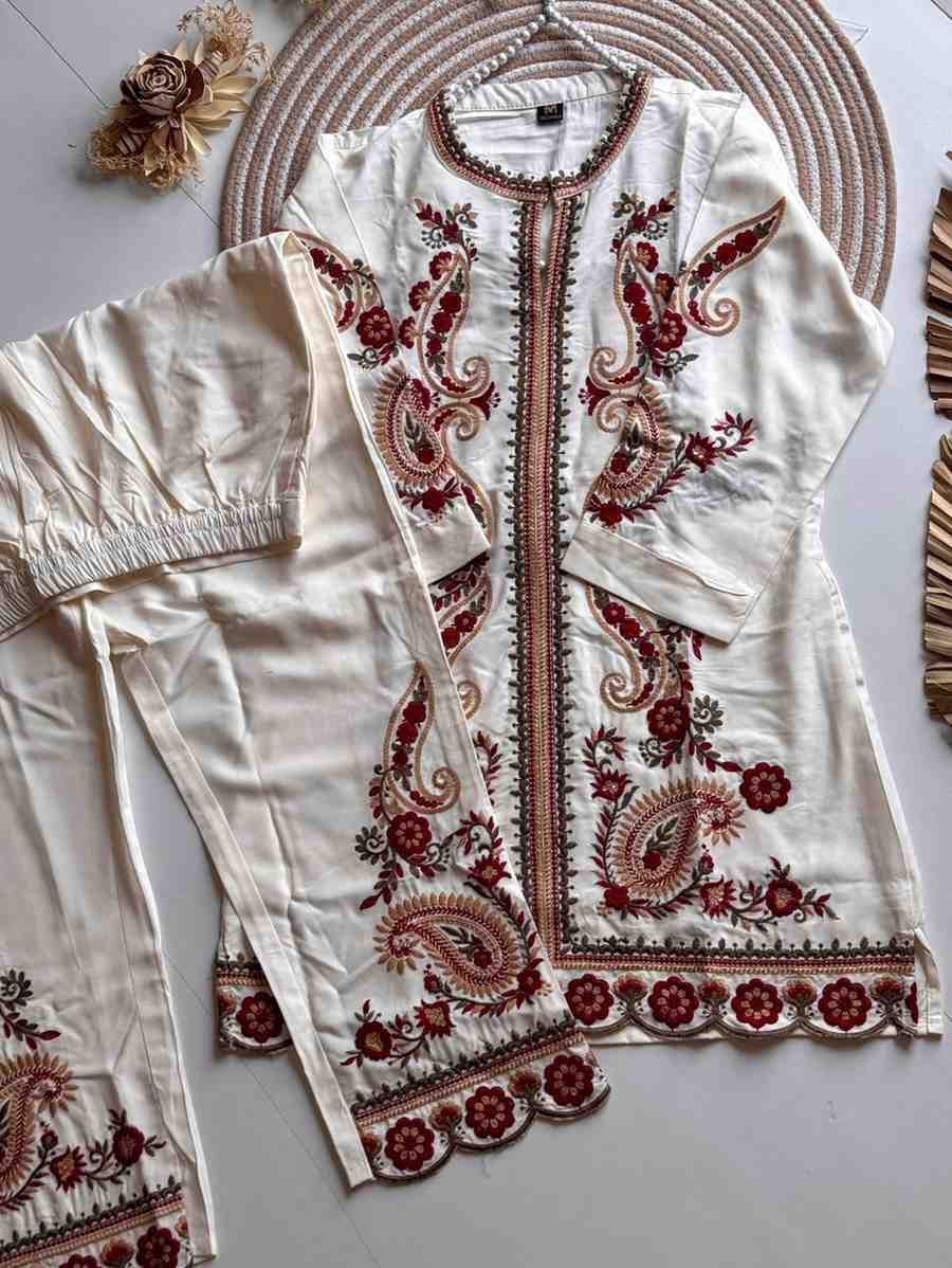 Fancy Roman silk co-ord sets by Arhas Couture