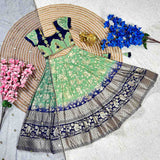 Kid's Dyeable Dola Silk Lehanga