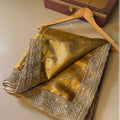 Fancy Banarasi tissue silk saree with lace work – Arhas Couture