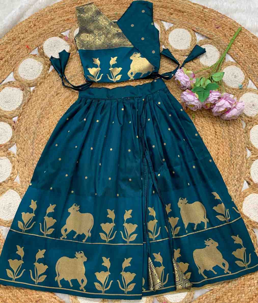 Kid's Banarasi Pichwai Lehengas