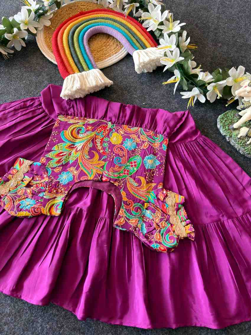 Kids Viscose crepe gowns by Arhas Couture