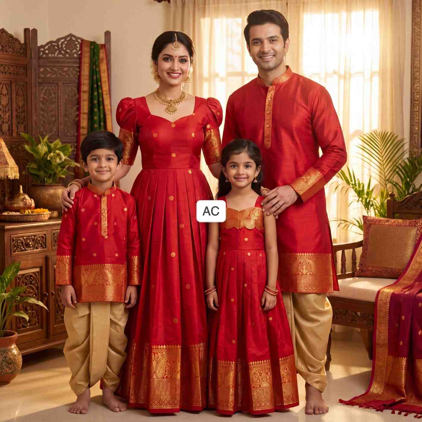 AC'S Semi Silk Family Outfits