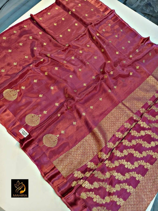 Banarasi Semi Katan Sarees