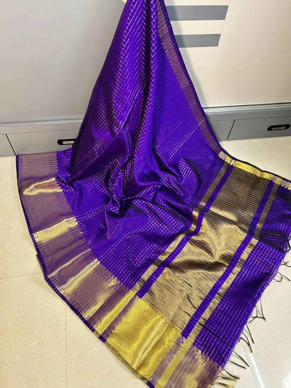 Banarasi Semi Katan Silk Sarees