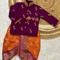 Semi Kanchi Banarasi Family Outfit