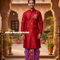 Banarasi silk family outfit – colour 2 – Arhas Couture