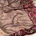 Fancy tissue silk saree – colour 6 – Arhas Couture