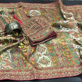 Fancy Kanni silk saree – colour 2 – Arhas Couture
