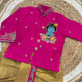 Raw silk kurta family outfit – colour view – Arhas Couture