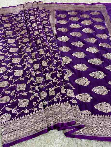Banarasi Mashru Katan Silk Sarees