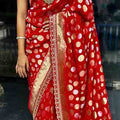 Khadi Georgette Silk Saree