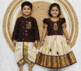 Floral tissue family outfit – girls, boys and men – Arhas Couture