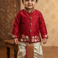 Raw silk family outfit – colour 2 – Arhas Couture