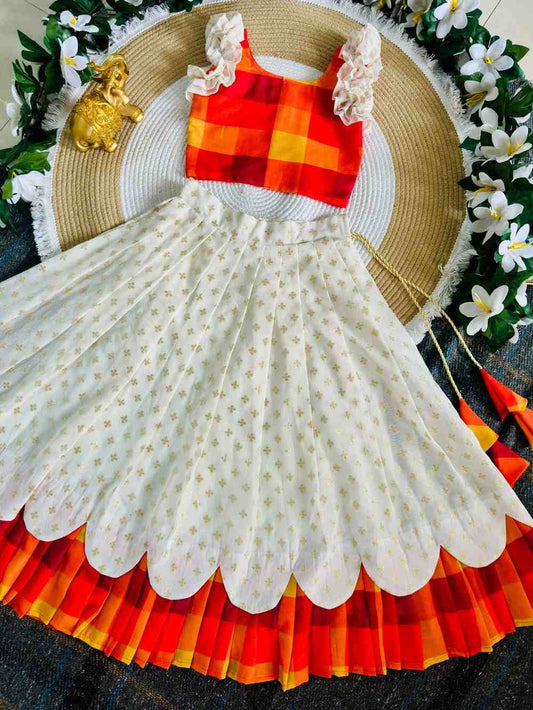 Kid's Premium Silk Blend Lehenga