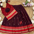 Kid's Narayanpet Silk Lehengas