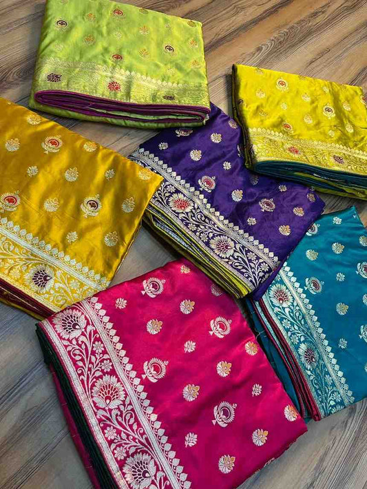 Mashru Satin Silk Sarees