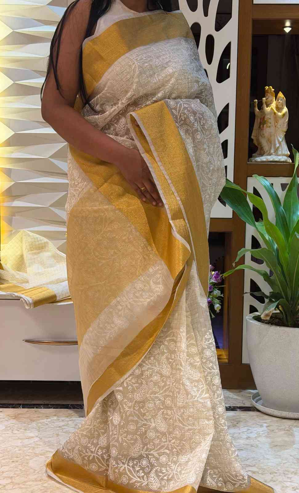 AC's Kora Banarasi Tissue Saree