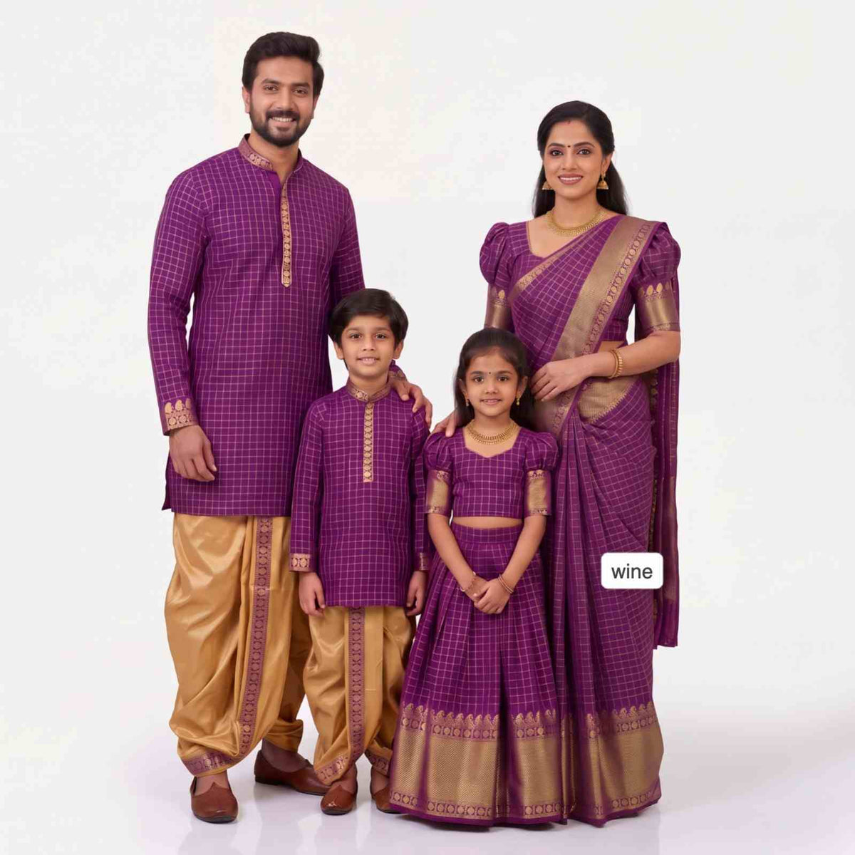 AC's Soft Silk Family Outfits