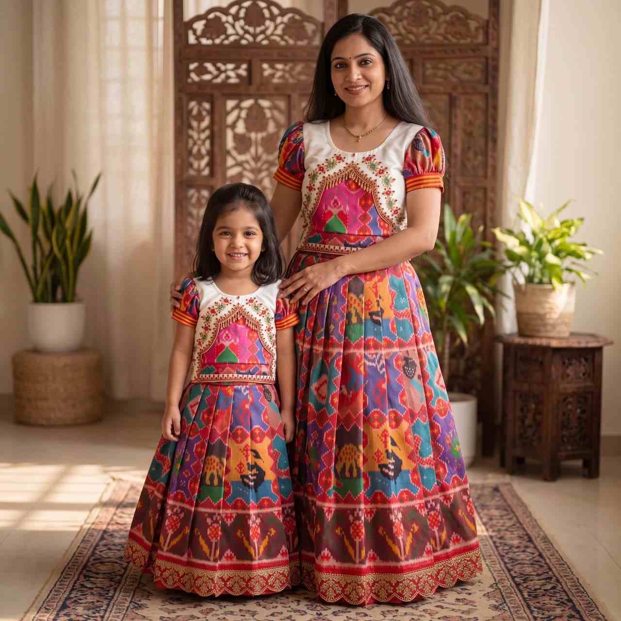 AC's Semi Patola Family Outfits