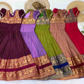 Kid's Narayanpet Silk Gowns