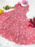 Fancy Cambric cotton sunflower gown – Arhas Couture