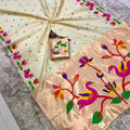 Fancy Khadi raw silk saree – colour 7 – Arhas Couture