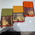 Soft Gadwal silk family outfits by Arhas Couture