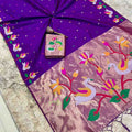 Fancy Khadi raw silk saree – colour 8 – Arhas Couture
