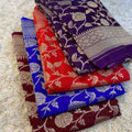 Banarasi Mashru Katan Silk Sarees