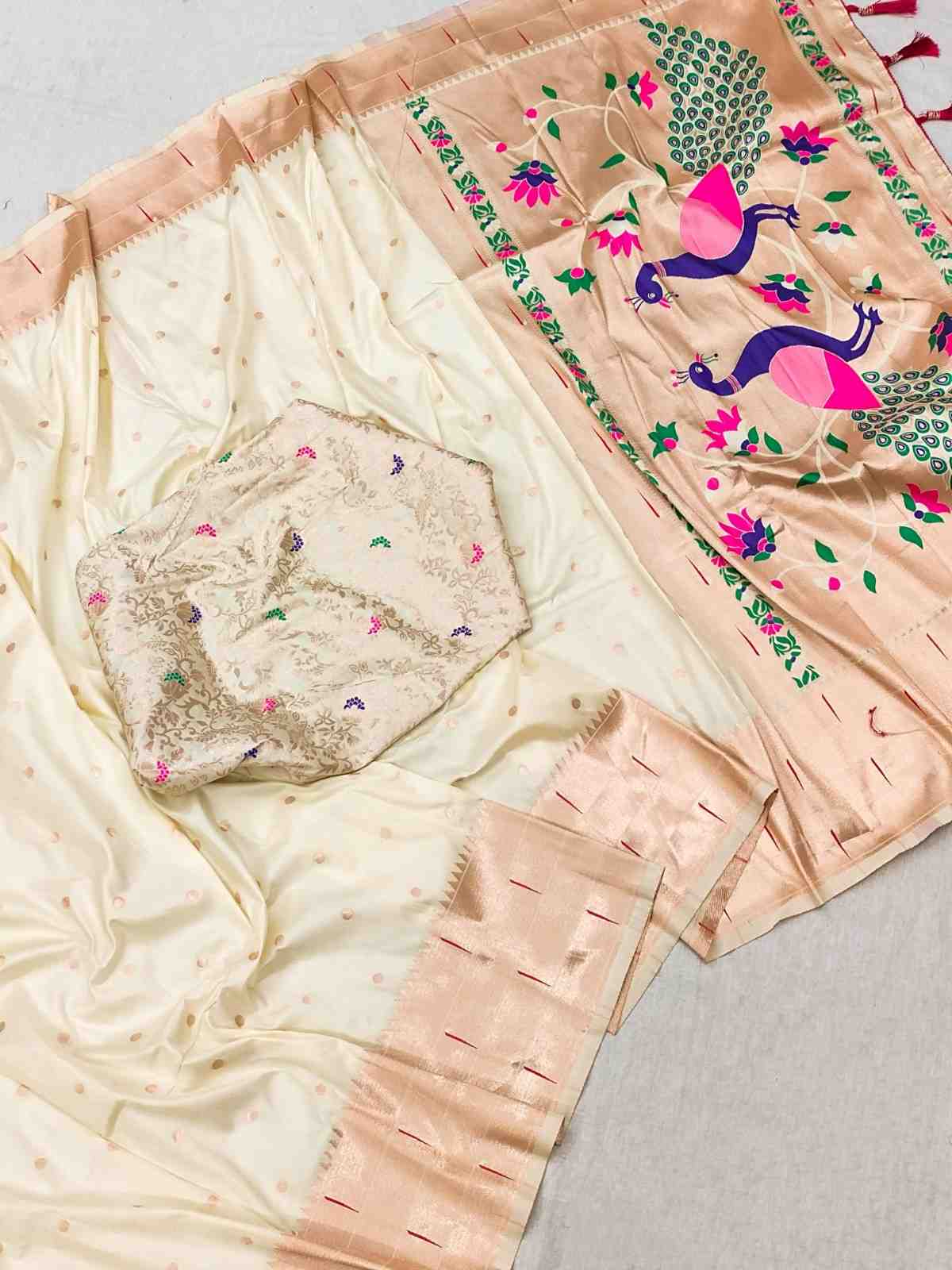 Fancy Paithani saree – colour 7 – Arhas Couture