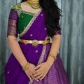 Semi Kanchi Lehengas