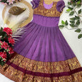 Kid's Narayanpet Silk Gowns