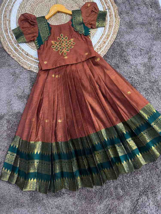 Kid's Cotton Silk Lehengas