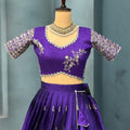 Fancy Paithani lehenga – colour 2 – Arhas Couture