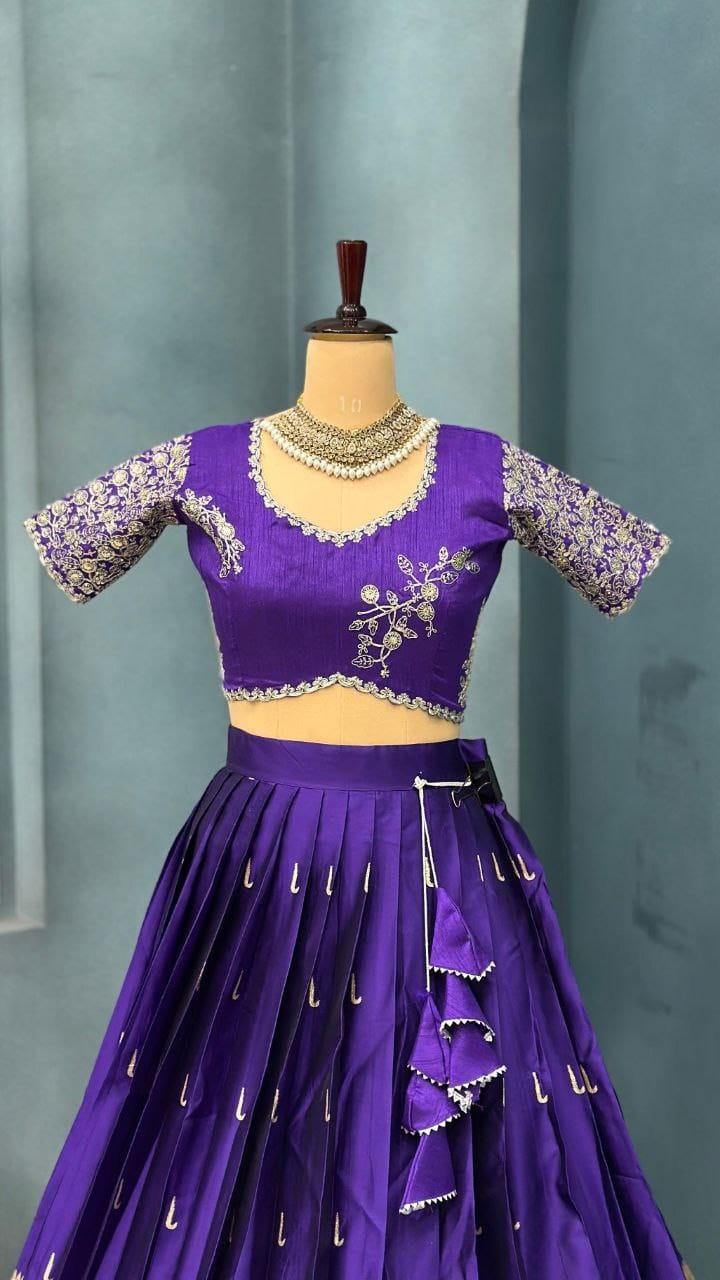 Fancy Paithani lehenga – colour 2 – Arhas Couture