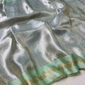 Fancy Banarasi tissue brocade saree – colour 4 – Arhas Couture