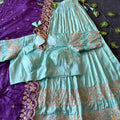 Fancy Viscose tissue lehenga – colour 4 – Arhas Couture