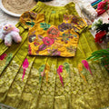 Kid's Dola Silk Lehengas
