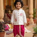 Raw silk family outfit – kids and men – Arhas Couture