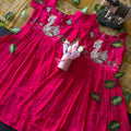 Kids Viscose crepe gown – colour view – Arhas Couture
