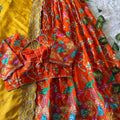 Kids Viscose Dola lehenga – dupatta detail – Arhas Couture