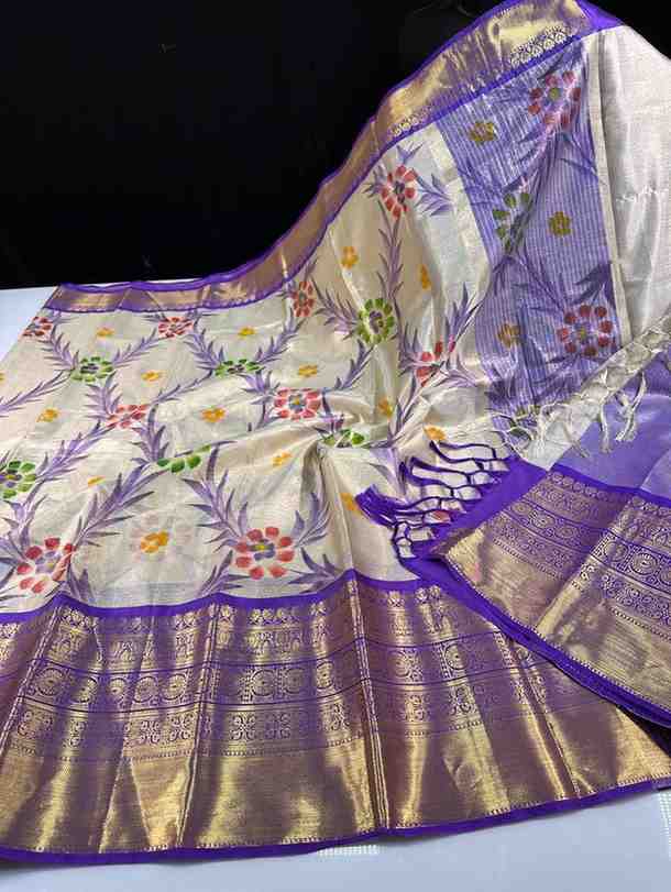 Semi Kanchi Painted Family Combo