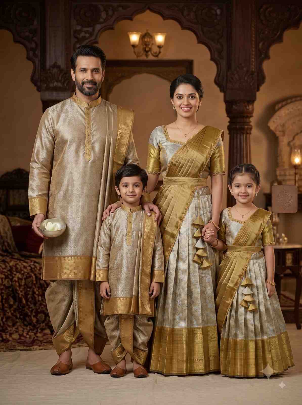 Soft Silk Family Outfits