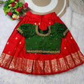 Banarasi Semi Katan Lehenga