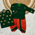 Kids raw silk kurta set – colour 2 – Arhas Couture