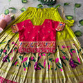 Kid's Paithani Viscose Dola Silk Lehengas