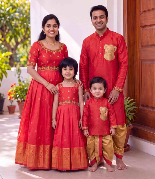 AC's Soft Silk Family Outfits