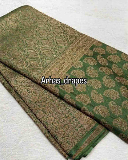 Fancy Mysore silk saree – colour 1 – Arhas Couture