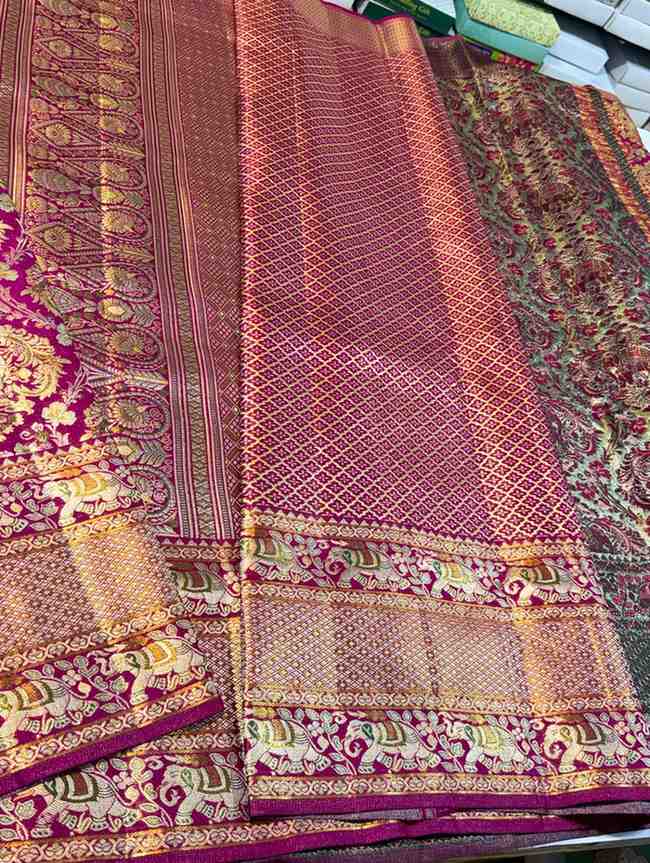 Handloom Kanjeevaram Silk Saree