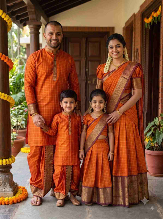 AC's Soft Silk Family Outfits